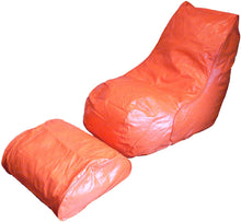 Charger l'image dans la galerie, Boscoman - Adult Vinyl Beanbag Lounger w/footrest Chair - (Mix Colors)