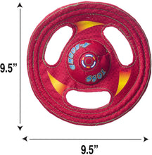 Charger l'image dans la galerie, Hartz Tuff Stuff Toss Around Plush Frisbee Flyer Dog Toy - Medium/Large