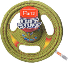 Charger l'image dans la galerie, Hartz Tuff Stuff Toss Around Plush Frisbee Flyer Dog Toy - Medium/Large