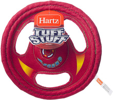 Charger l'image dans la galerie, Hartz Tuff Stuff Toss Around Plush Frisbee Flyer Dog Toy - Medium/Large