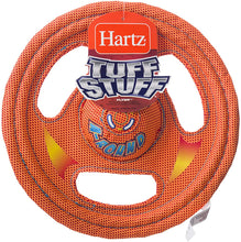 Charger l'image dans la galerie, Hartz Tuff Stuff Toss Around Plush Frisbee Flyer Dog Toy - Medium/Large