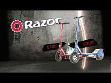 Load and play video in Gallery viewer, Razor E100 Electric Scooter - Red