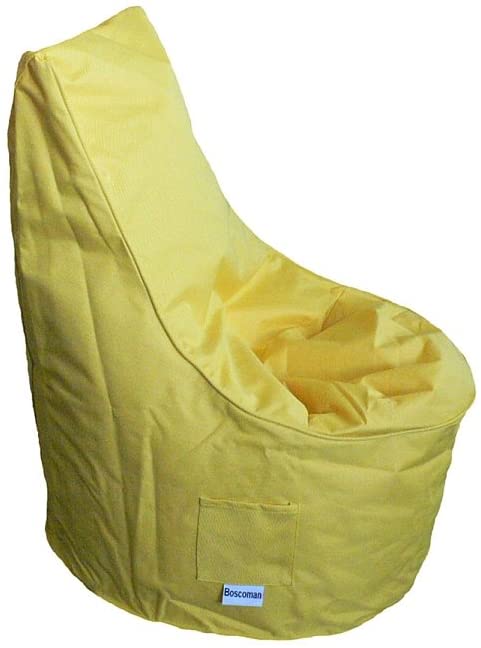 Boscoman - Kids Euro Style Beanbag Chair - Yellow - COVER ONLY