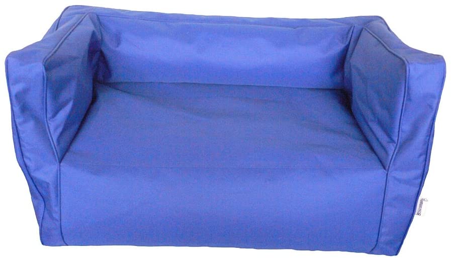 Boscoman - Kids Double Lounger Beanbag Chair - Blue - COVER ONLY