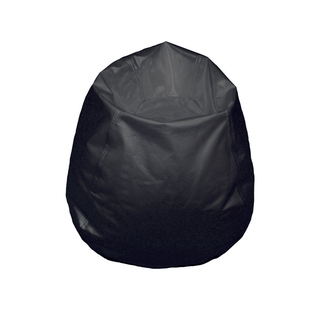 Boscoman - Kids Round Beanbag Chair - Black - COVER ONLY