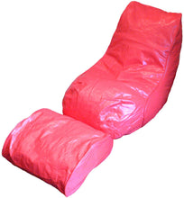 Load image into Gallery viewer, Boscoman - Adult Vinyl Beanbag Lounger w/footrest Chair - (Mix Colors)
