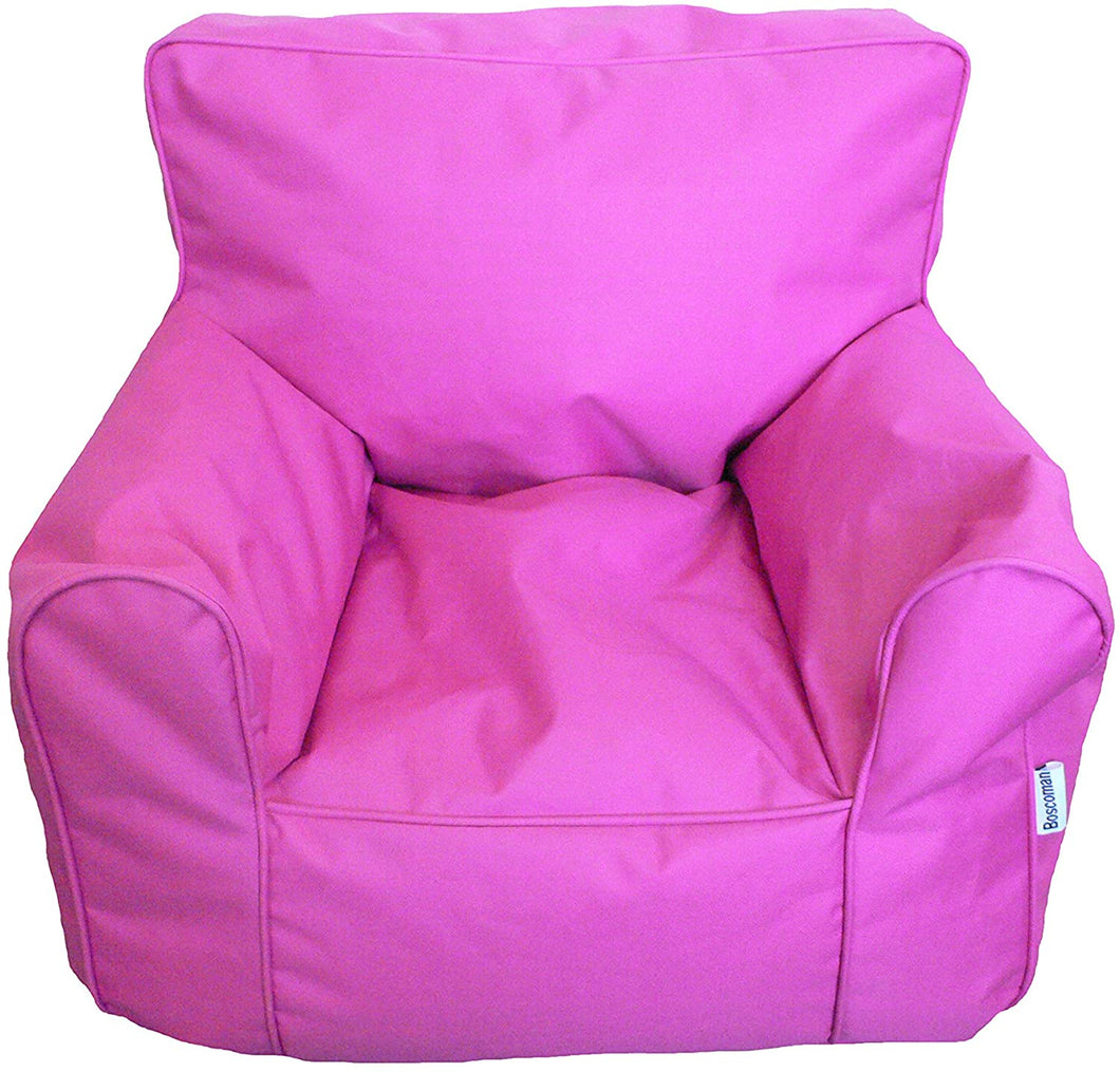 Boscoman - Teen Cozy Lounger Beanbag Chair - Pink - COVER ONLY