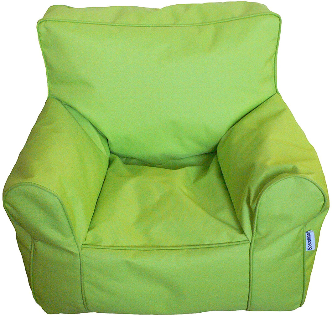 Boscoman - Teen Cozy Lounger Beanbag Chair - Lime Green - COVER ONLY