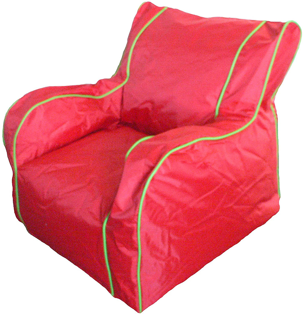 Boscoman - Adult Cody Lounger Beanbag Chair - FIERY RED - COVER ONLY