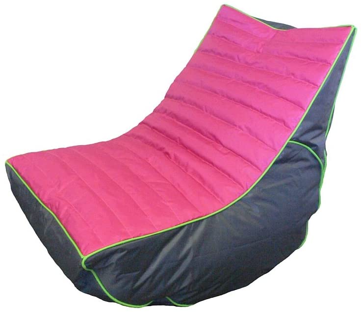 Boscoman - Adult Cory Lounger Beanbag - ROSE/ANTHRACITE - COVER ONLY