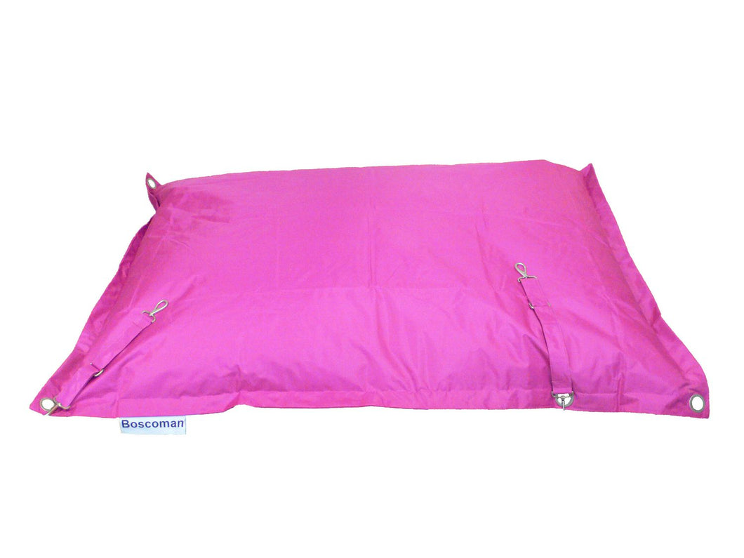 Boscoman Jumbo Square Beanbag Lounger with Strap - Pink - COVER ONLY