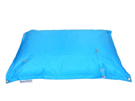 Boscoman Jumbo Square Beanbag Lounger with Strap - Blue - COVER ONLY