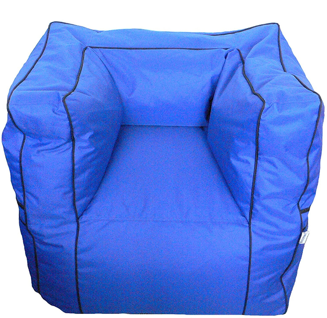 Boscoman - Jumbo Alemeda Outdoor Bean Bag Chair - Blue - PICKUP ONLY