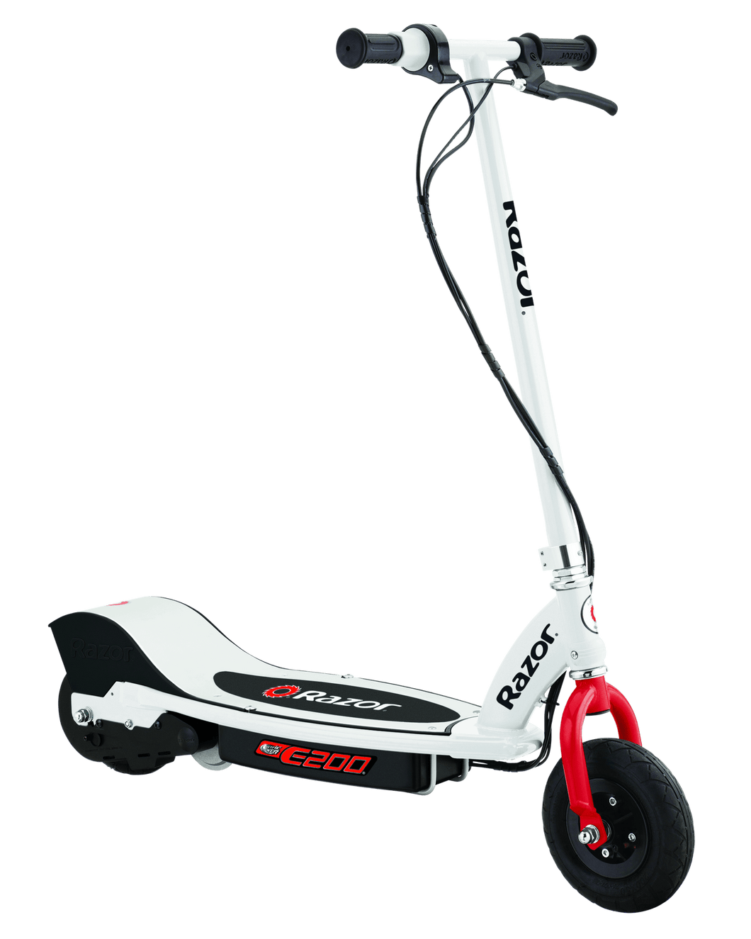 Razor E200 Electric Scooter - White/Red